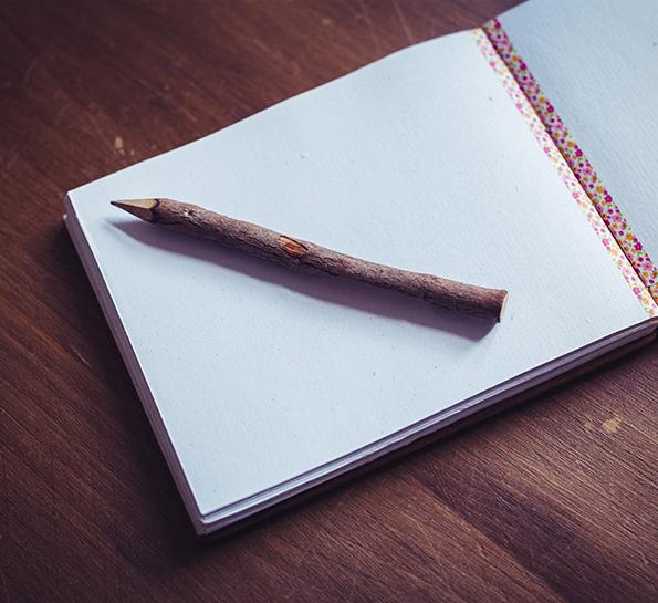 Wooden Guest Book