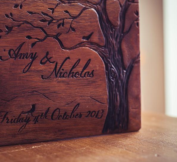 Wooden Guest Book