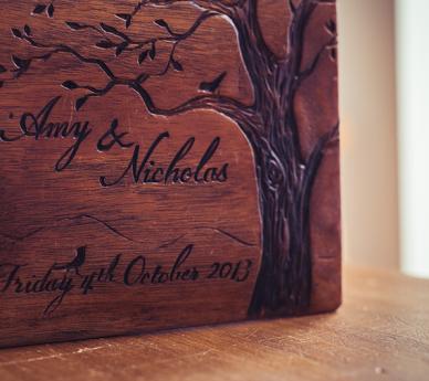 Wooden Guest Book