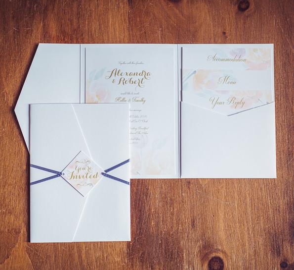 White Watercolour Floral