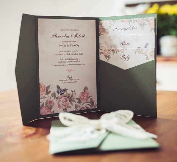 Vintage Floral Green