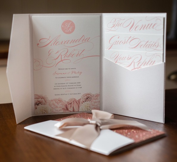 Amelia Rose Gold Glitter