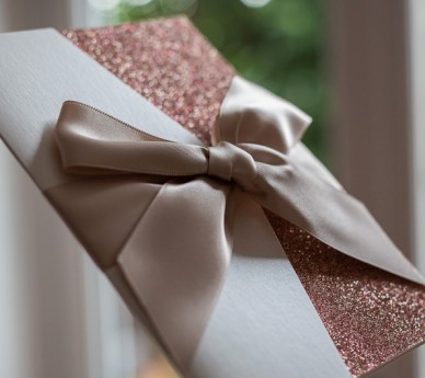 Amelia Rose Gold Glitter