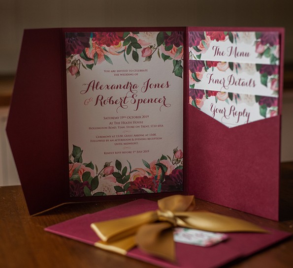 Burgundy Blooms