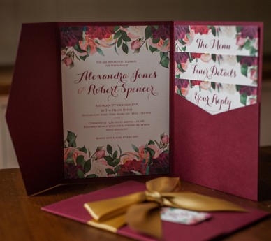 Burgundy Blooms