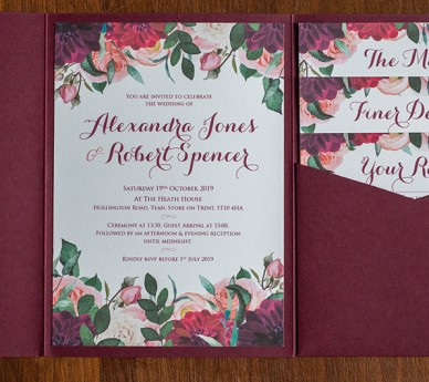 Burgundy Blooms