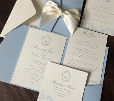 Baby Blue Boutique Bride