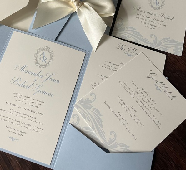 Baby Blue Boutique Bride