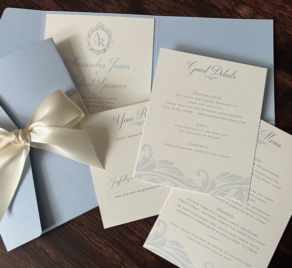 Baby Blue Boutique Bride