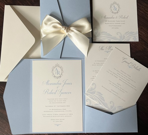 Baby Blue Boutique Bride