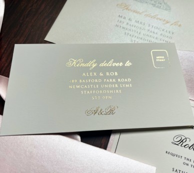 Pearly Pink & Gold Foil