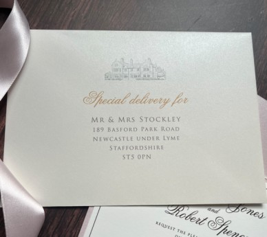 Pearly Pink & Gold Foil