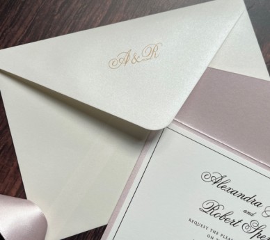 Pearly Pink & Gold Foil