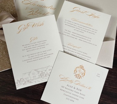 Champagne Gold Glitter Crest