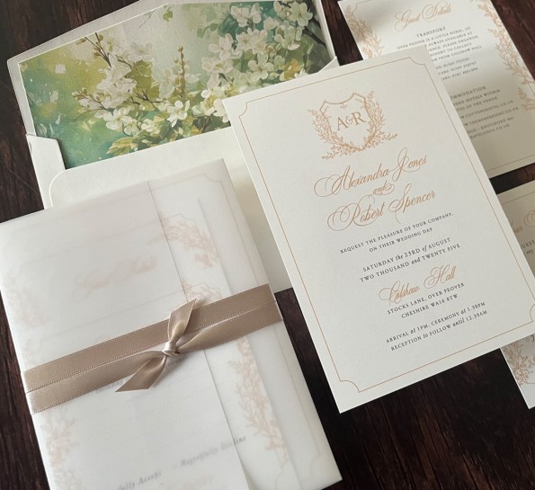 Golden Leafy Vellum