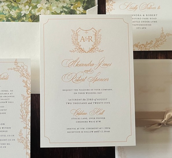 Golden Leafy Vellum
