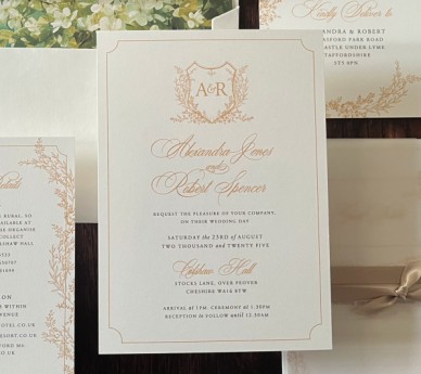 Golden Leafy Vellum