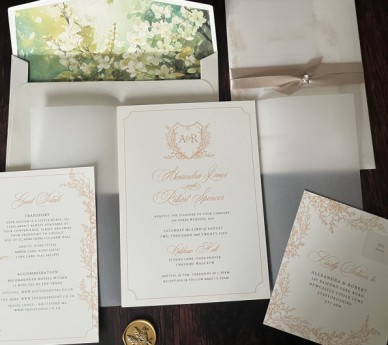 Golden Leafy Vellum