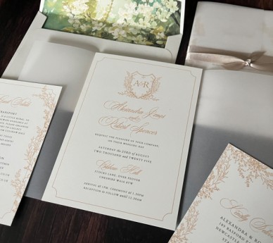 Golden Leafy Vellum