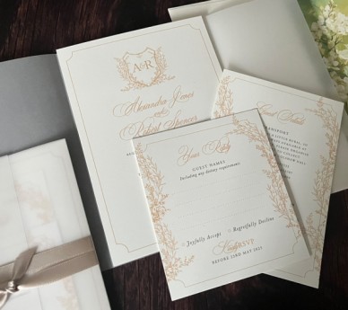Golden Leafy Vellum