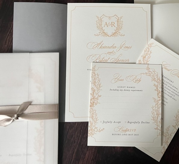 Golden Leafy Vellum