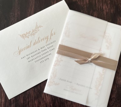 Golden Leafy Vellum